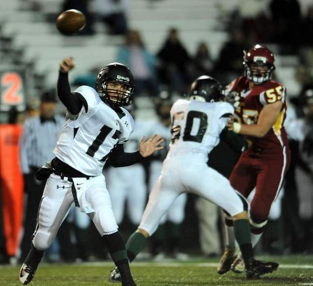 Senior Travis Avila throwing a screen pass for a touchdown
Photo credit: The Coloradoan