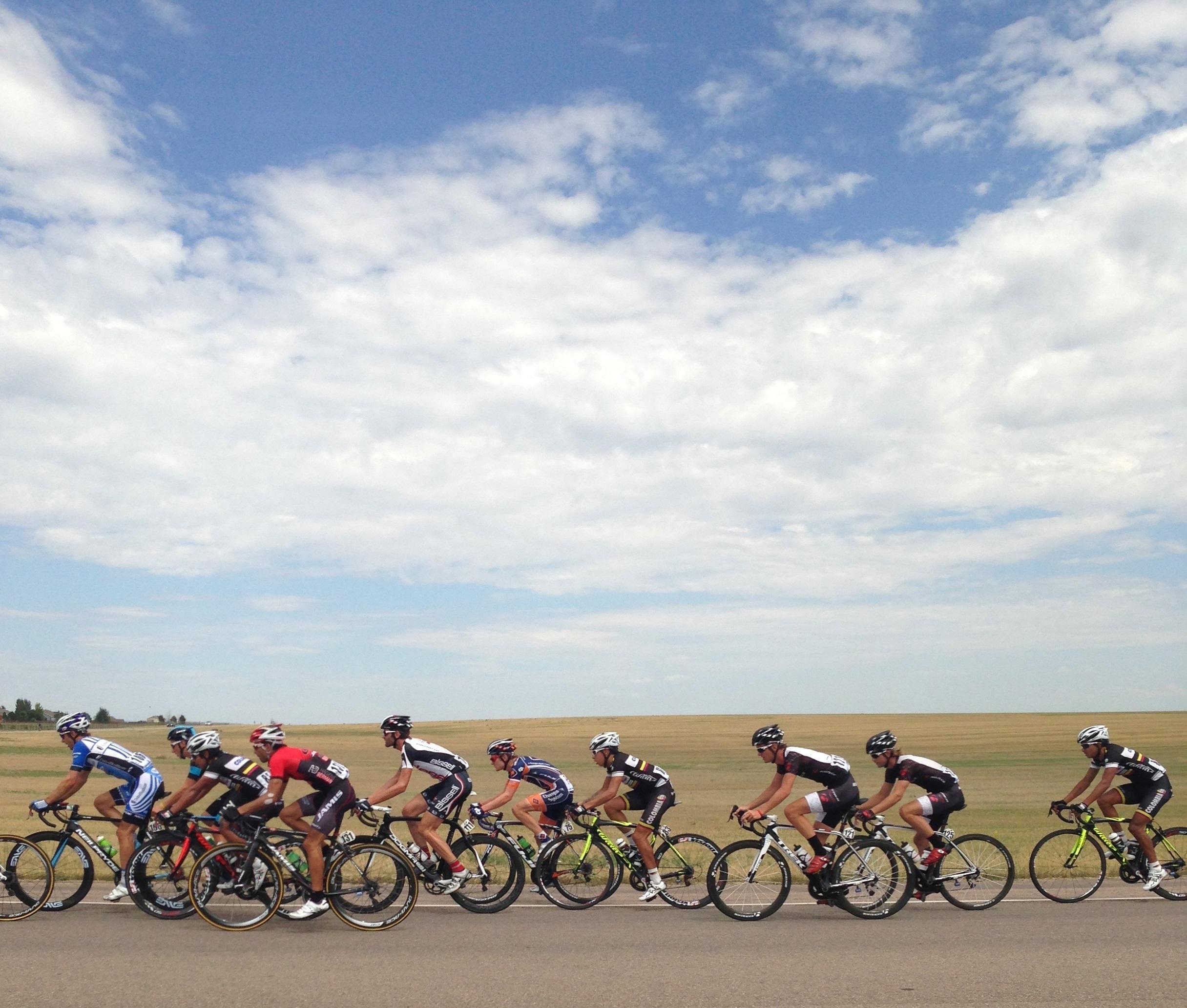 Photo Credit: Chandler Gould
Bikers race through Northern Colorado.