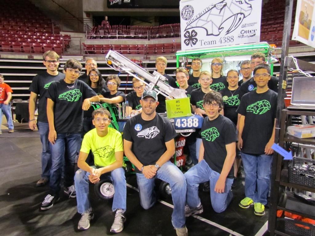 Robotics Club at the Denver regional competition April 2013