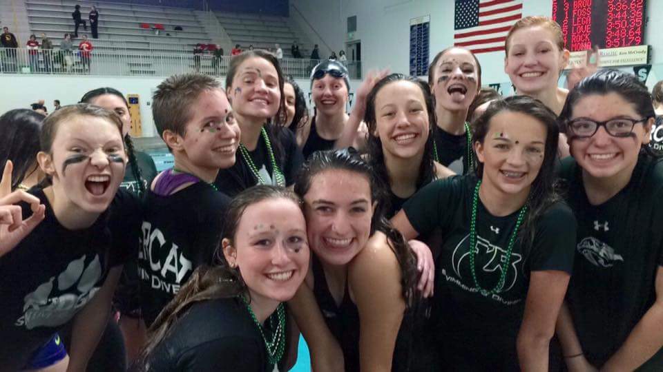Girl swimmers dominate at conference