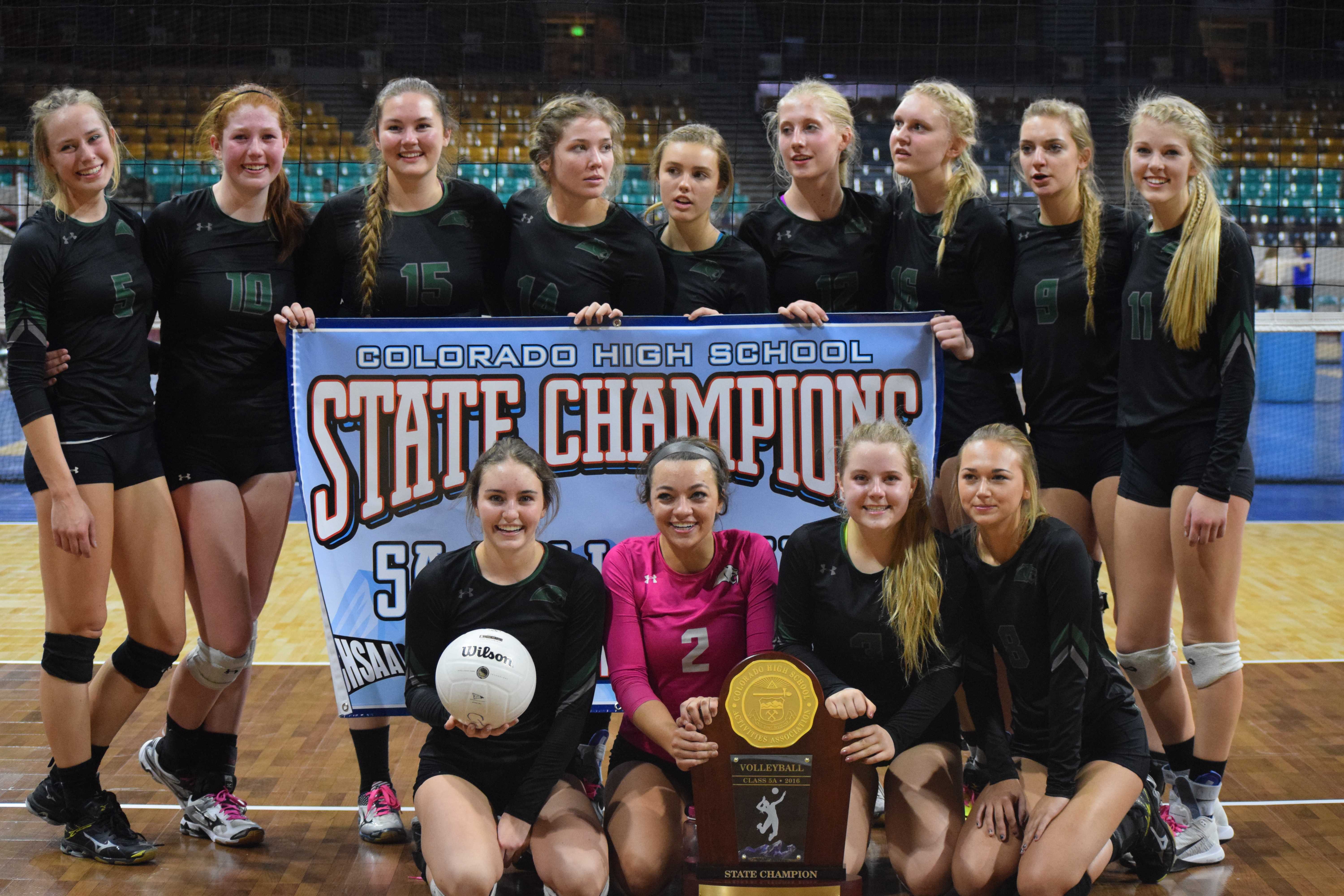 Volleyball wins their first state championship