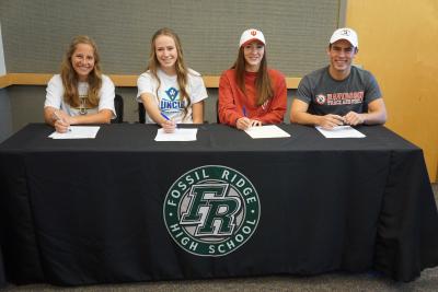 Fossil athletes commit on signing day