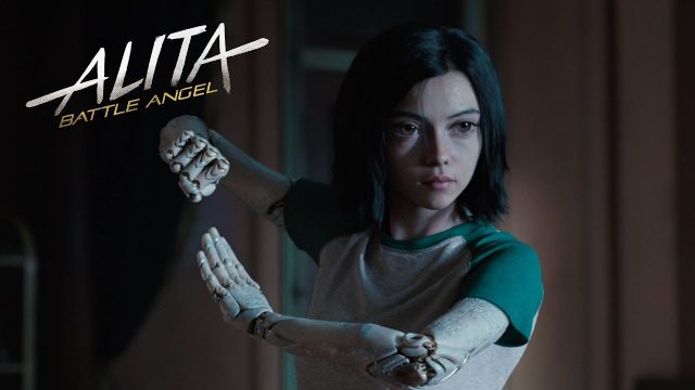 After a few minor fights, Alita practices her combat moves.