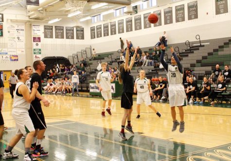 Jaden "JP" Parker takes a shot. 