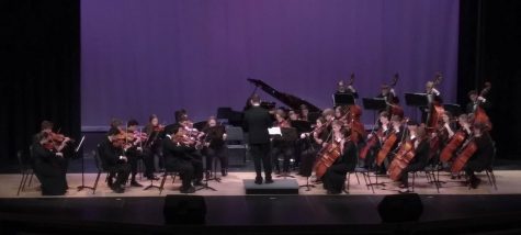 Symphony  Orchestra plays Selections from the Nutcracker Suite by Illich Tchaikovsky.