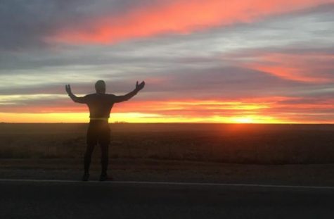 Andre ran through Kansas, including a stop in Topeka, before crossing over into Colorado.