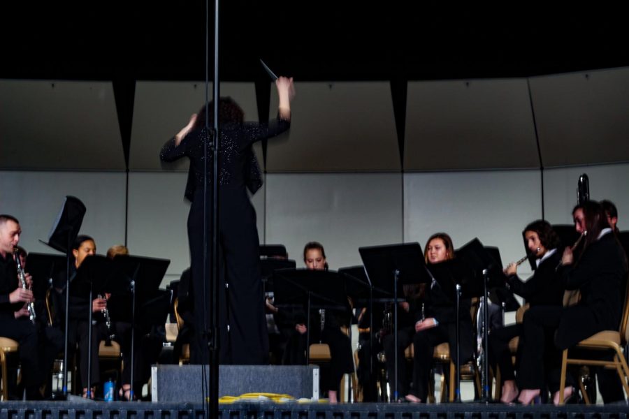 The Fossil Ridge Wind Symphony performed a total of five songs.