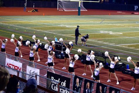 The team performing one of fifteen sideline dances under Friday Night Lights