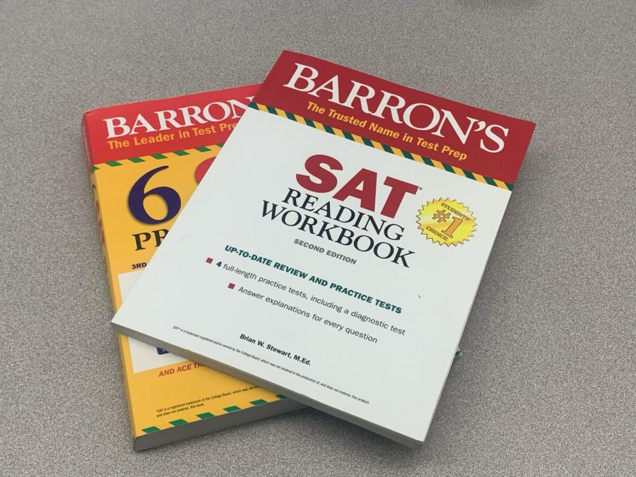The+trusted+name+in+test+prep+Barrons+SAT+reading+and+practice+test+workbooks