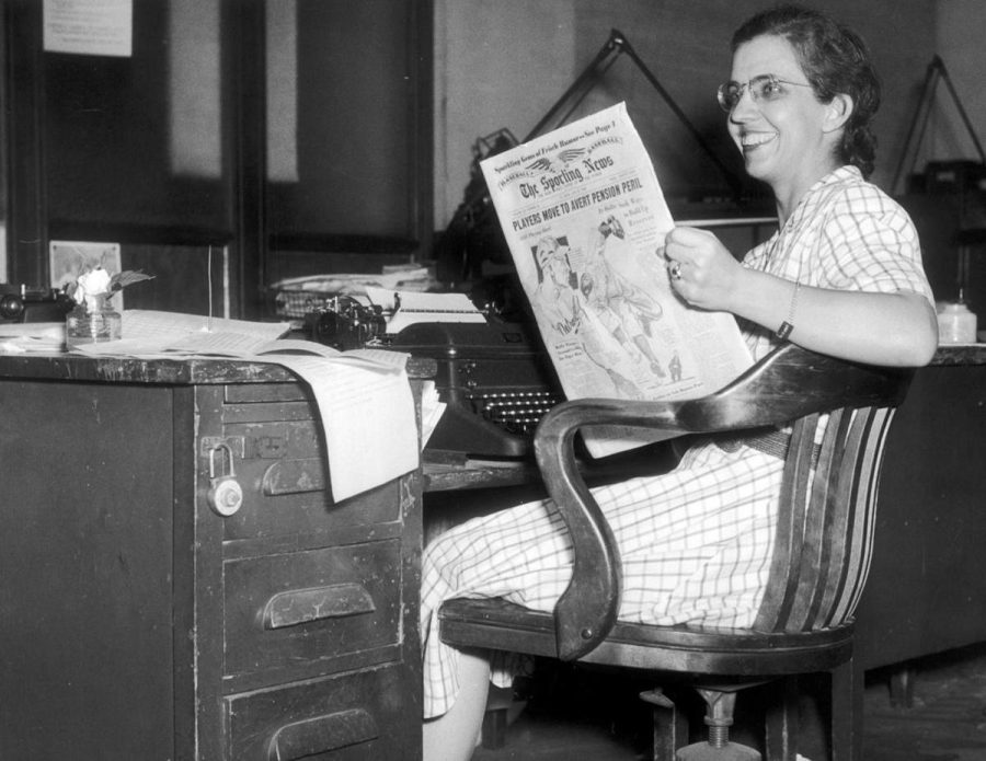Mary Garber was a pioneering sports writer during the 1940s.