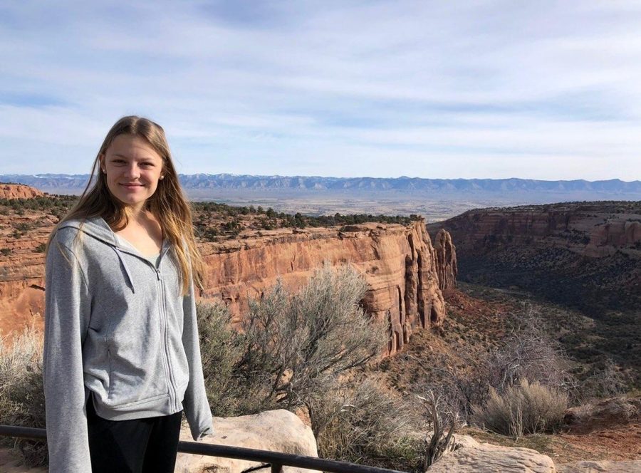 Emma Kuehling visited the Grand Canyon, thrilled to see the site.