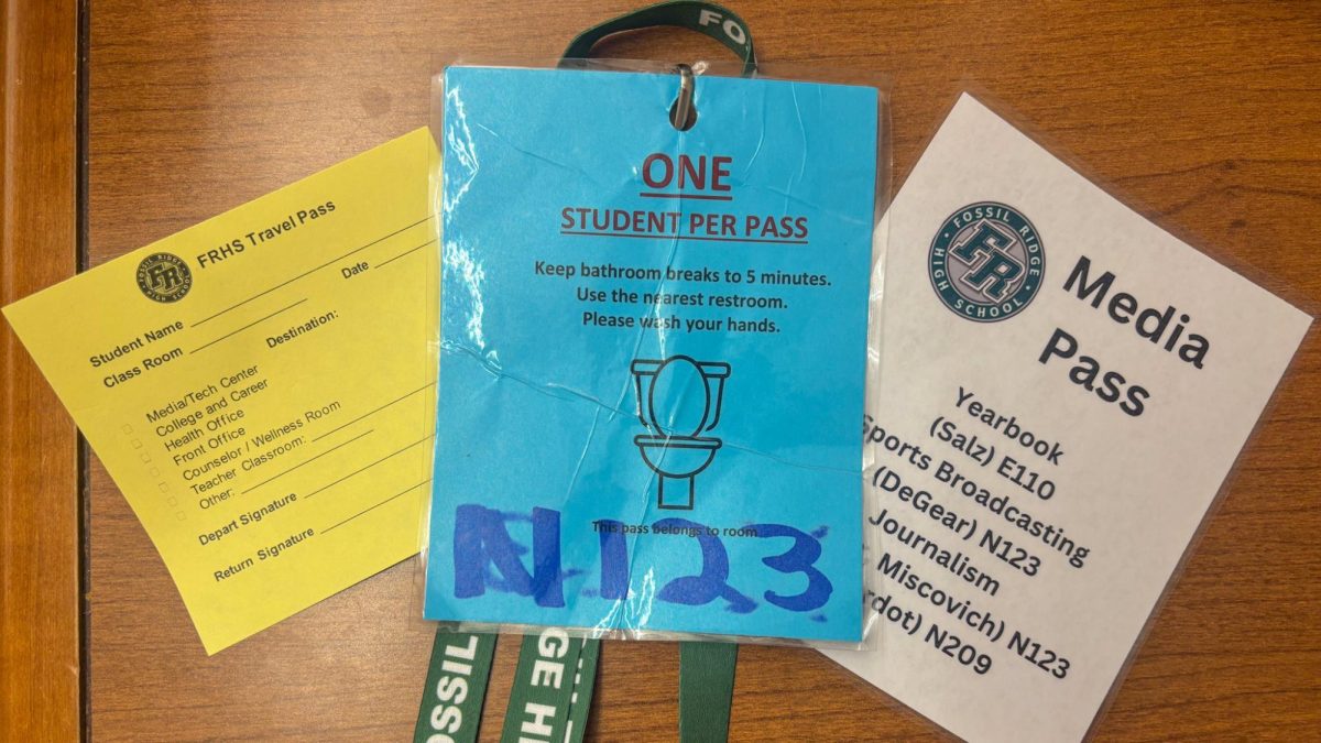 Along with the familiar bathroom pass, travel and media passes were introduced this year.