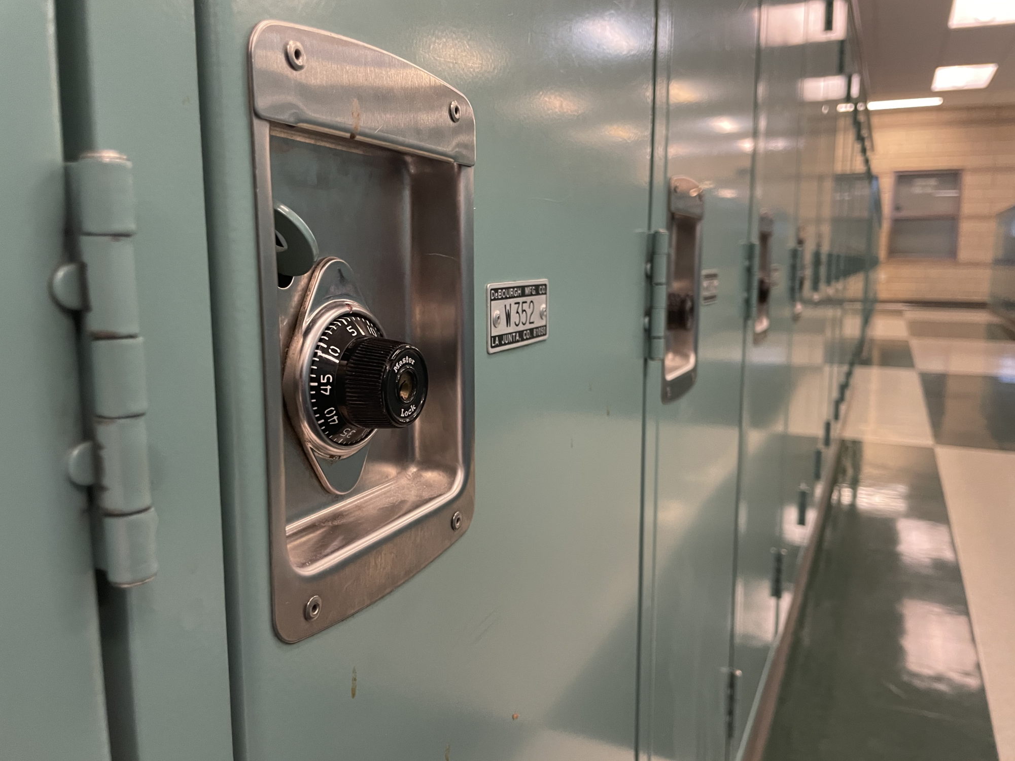 Empty locker bays can be seen all around Fossil.