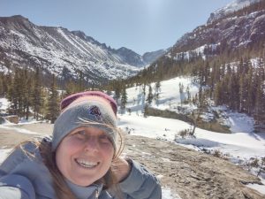 Candie Joshi on a hike.