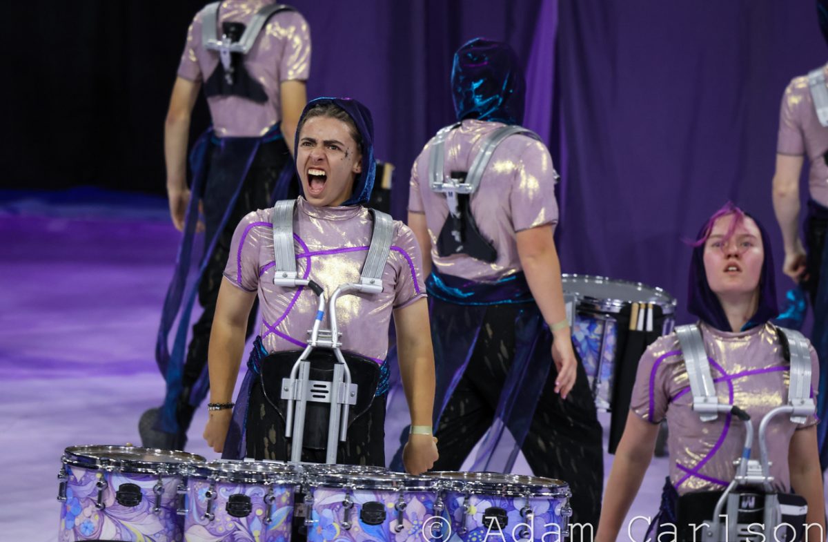 Nate Most performs Blue Knights Open, “In This Moment,” for the last time at state championships on March 28, 2025.

