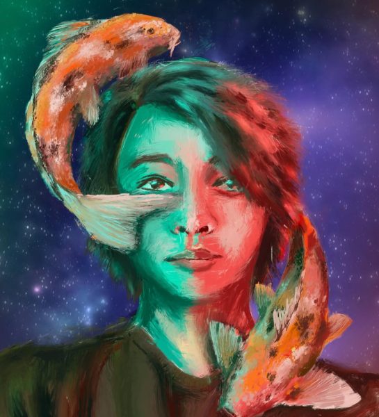 Leo Wang’s AP Art summer self-portrait represents his heritage.
