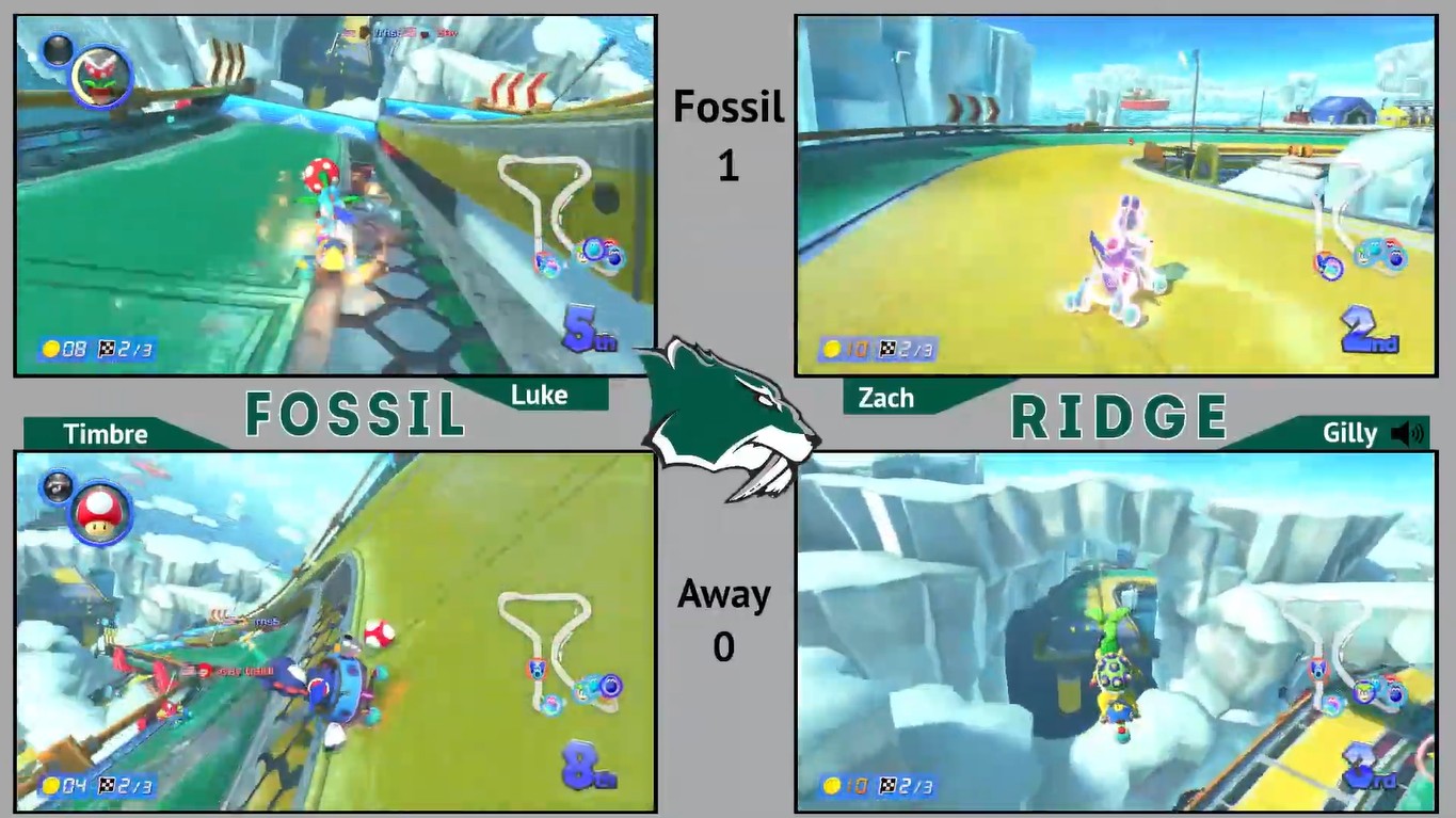 Fossil Mario Kart plays against Chaparral High School on Wednesday, Dec. 4th. 
