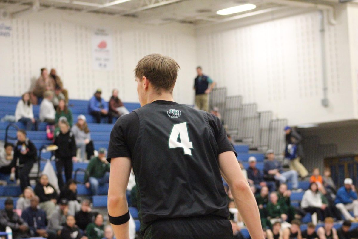 Vander Eberhard sets up on offense against Poudre on January 26, 2026 at Poudre high school.