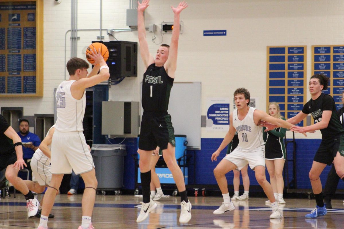 Jaimeson Peterson and Malachi Egbuji making their presence felt on defense against Poudre on January 23, 2026 at Poudre high school
