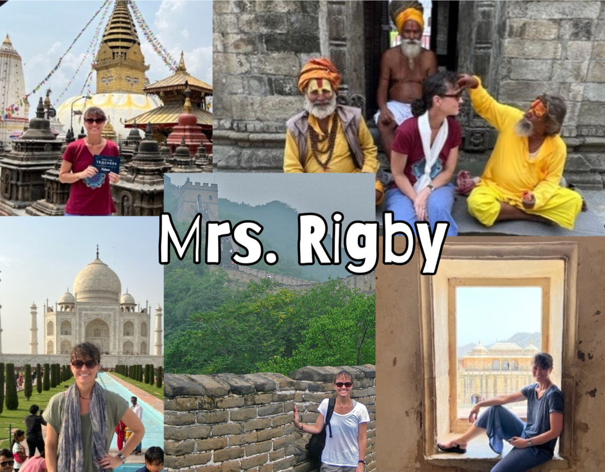 Photos of Mrs. Rigby across the world on Travel Grants