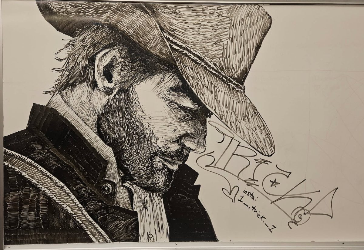 Avery Elder's favorite drawing she's done in the West Wing.