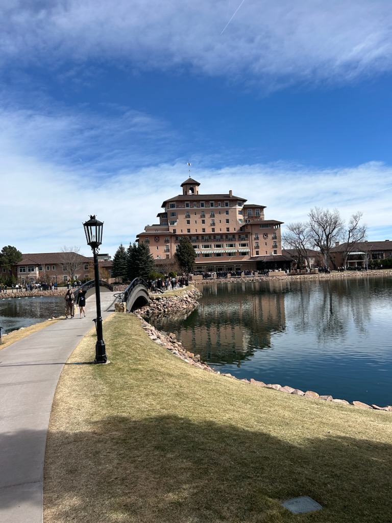 students commute around the Broadmoor during DECA state on February 23, 2026 in Colorado Springs