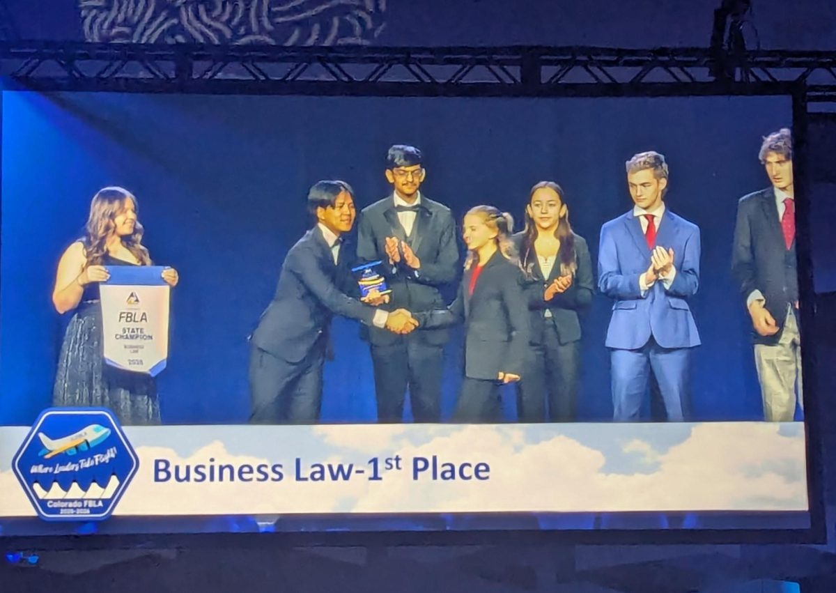 FBLA first place in business law. 